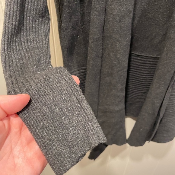 CALVIN KLEIN Charcoal Grey Knit Cardigan - Picture 3 of 9